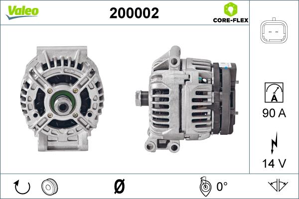 Valeo 200002 - Γεννήτρια spanosparts.gr