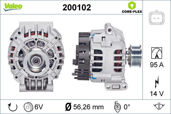 Valeo 200102 - Γεννήτρια spanosparts.gr