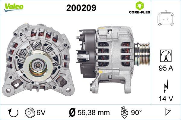 Valeo 200209 - Γεννήτρια spanosparts.gr