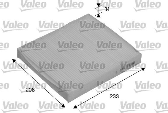 Valeo 715510 - Φίλτρο, αέρας εσωτερικού χώρου spanosparts.gr