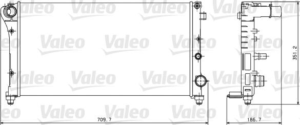 Valeo 734924 - Ψυγείο, ψύξη κινητήρα spanosparts.gr
