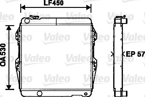 Valeo 734515 - Ψυγείο, ψύξη κινητήρα spanosparts.gr