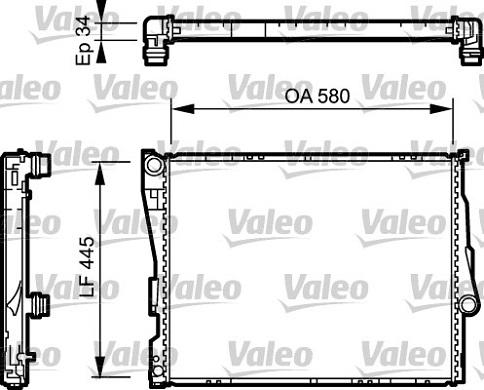 Valeo 734276 - Ψυγείο, ψύξη κινητήρα spanosparts.gr
