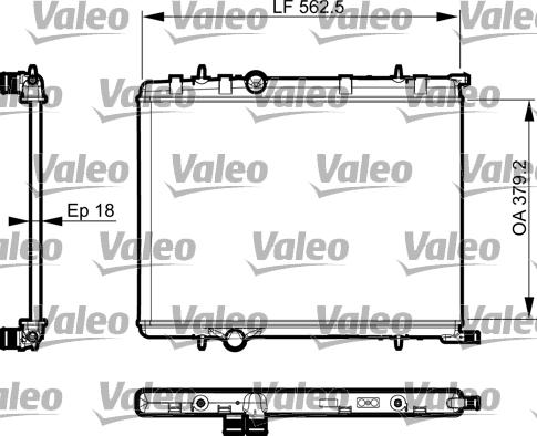 Valeo 735496 - Ψυγείο, ψύξη κινητήρα spanosparts.gr