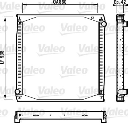Valeo 730260 - Ψυγείο, ψύξη κινητήρα spanosparts.gr