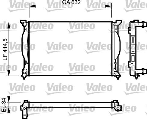 Valeo 732963 - Ψυγείο, ψύξη κινητήρα spanosparts.gr