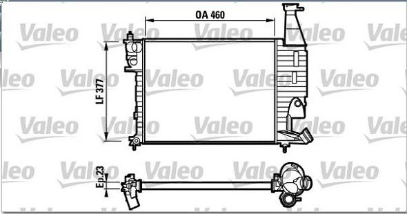 Valeo 732564 - Ψυγείο, ψύξη κινητήρα spanosparts.gr