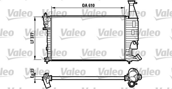 Valeo 732563 - Ψυγείο, ψύξη κινητήρα spanosparts.gr