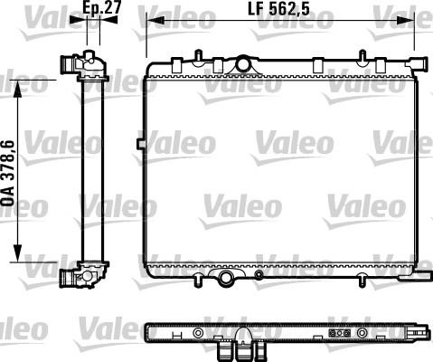 Valeo 732895 - Ψυγείο, ψύξη κινητήρα spanosparts.gr