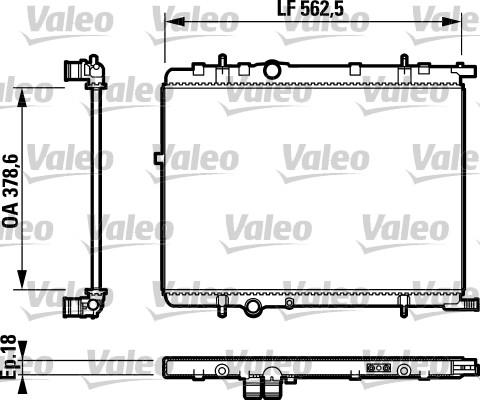 Valeo 732890 - Ψυγείο, ψύξη κινητήρα www.spanosparts.gr