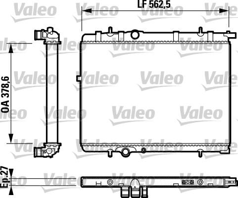 Valeo 732893 - Ψυγείο, ψύξη κινητήρα spanosparts.gr