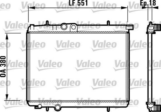 Valeo 732886 - Ψυγείο, ψύξη κινητήρα spanosparts.gr