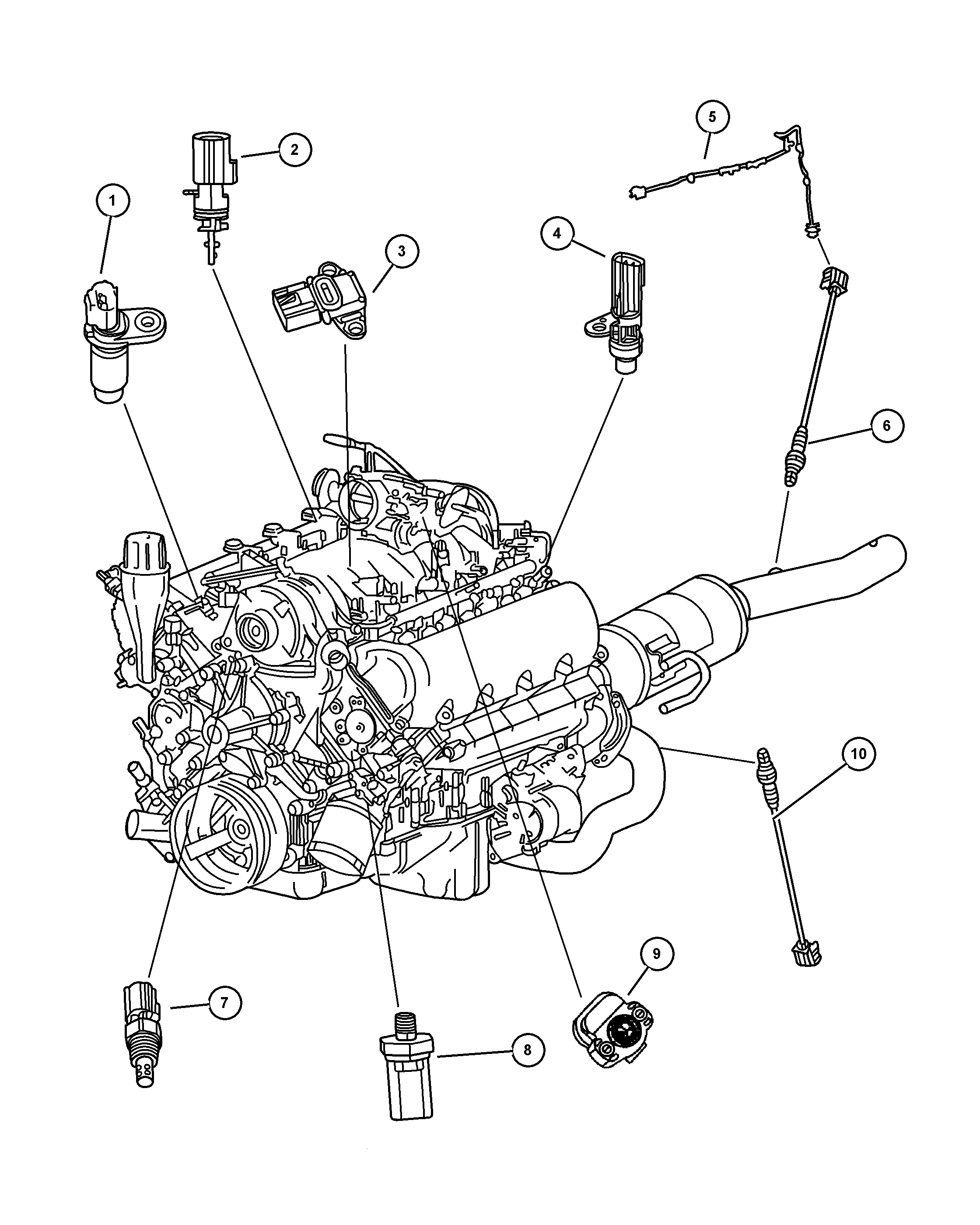Chrysler 56029 333AA - Αισθητήρας λάμδα spanosparts.gr