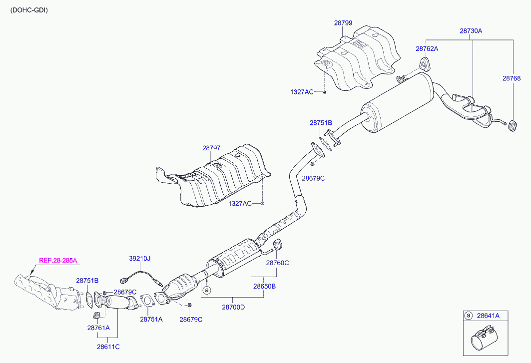 KIA 392102B220 - Αισθητήρας λάμδα spanosparts.gr