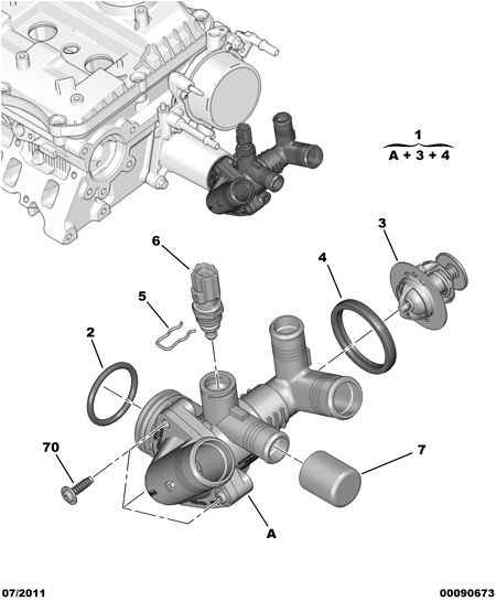 CITROËN/PEUGEOT 96 753 420 80 - Αισθητήρας, θερμοκρ. ψυκτικού υγρού spanosparts.gr