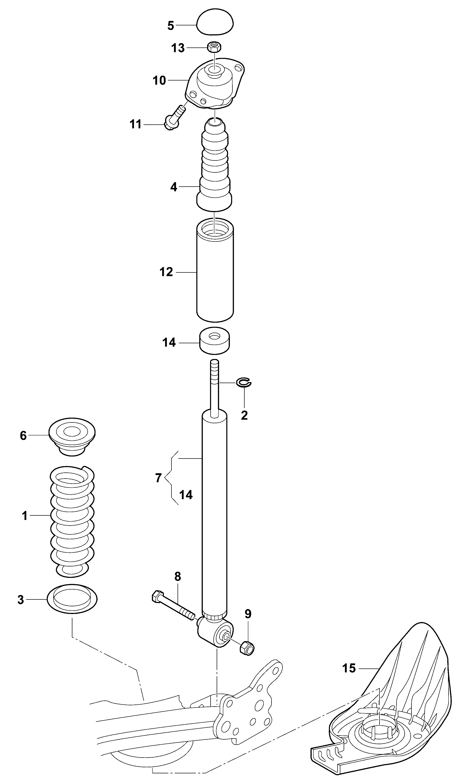 Skoda (SVW) 6Q0 512 131 B - Stop buffer spanosparts.gr