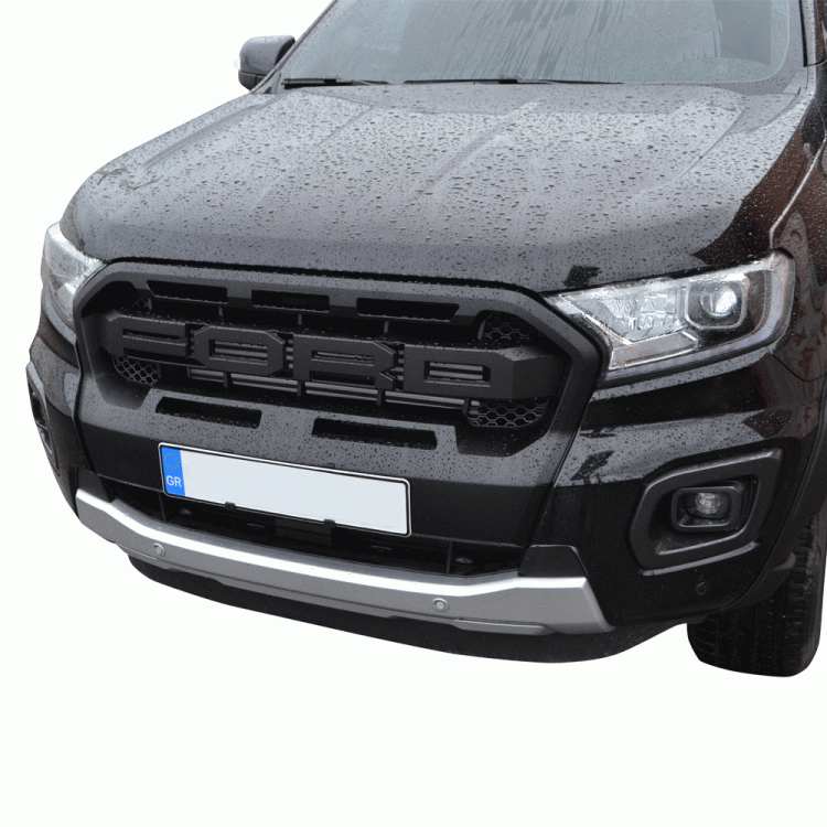 ΕΜΠΡΟΣΘΙΑ ΜΑΣΚΑ, ΜΕΓΑΛΗ, RAPTOR STYLE GRILLE 808 FORD RANGER T8 WILDTRACK 2020+