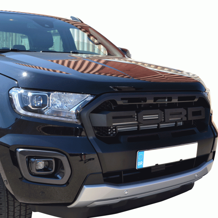 ΕΜΠΡΟΣΘΙΑ ΜΑΣΚΑ, ΜΕΓΑΛΗ, RAPTOR STYLE GRILLE 808 FORD RANGER T8 WILDTRACK 2020+