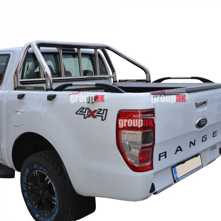 ROLL-BAR ΜΕ ΑΨΙΔΑ RB 407+APS 95 FORD RANGER T6 2012+ , T7 2017+ & T8 2020+