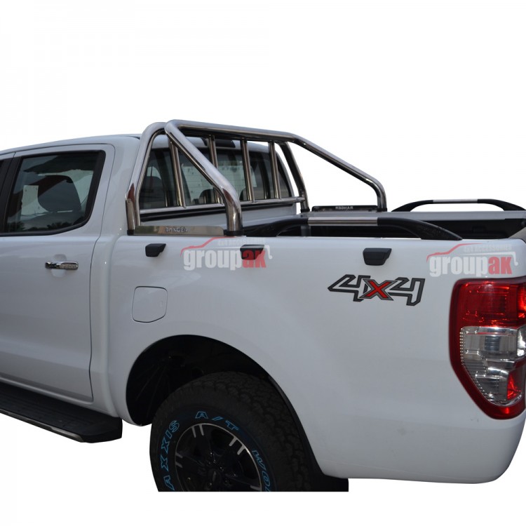 ROLL-BAR ΜΕ ΑΨΙΔΑ RB 407+APS 95 FORD RANGER T6 2012+ , T7 2017+ & T8 2020+