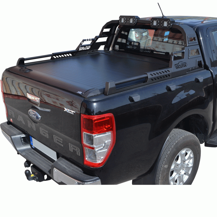 ΚΑΠΑΚΙ ΚΑΡΟΤΣΑΣ ΡΟΛΟ ΑΛΟΥΜΙΝΙΟΥ TEK 2 MAX 9080 ROLL FORD RANGER XL-XLT T6 2012+, T7 2017+ & T8 2020+