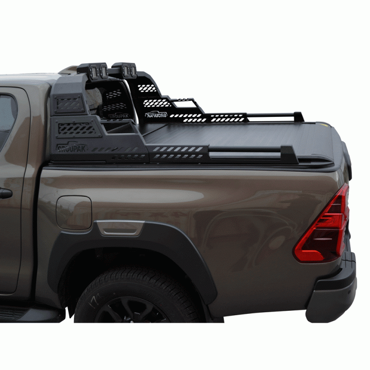 SMART ΡΟΛΟ ΑΛΟΥΜΙΝΙΟΥ ΗΛΕΚΤΡΙΚΟ ΜΕ PREMIUM LED ROLL-BAR SMART 2-7000 E-ROLL+RB 430LED TOYOTA HILUX REVO 2016+ & HILUX 2021+