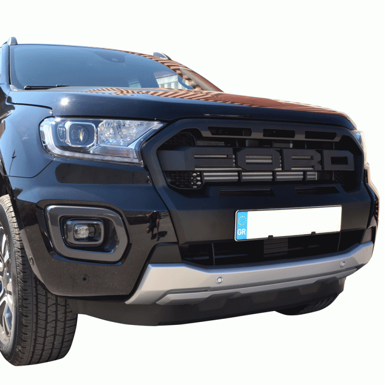 ΕΜΠΡΟΣΘΙΑ ΜΑΣΚΑ, ΜΕΓΑΛΗ, RAPTOR STYLE GRILLE 808 FORD RANGER T8 WILDTRACK 2020+