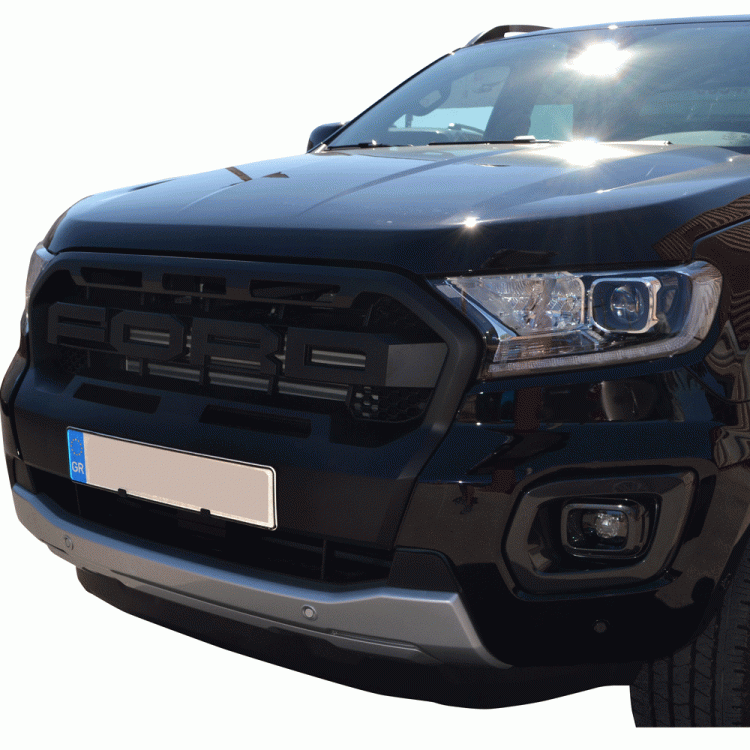 ΕΜΠΡΟΣΘΙΑ ΜΑΣΚΑ, ΜΕΓΑΛΗ, RAPTOR STYLE GRILLE 808 FORD RANGER T8 WILDTRACK 2020+