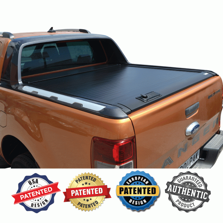 ΚΑΠΑΚΙ ΚΑΡΟΤΣΑΣ ΡΟΛΟ ΑΛΟΥΜΙΝΙΟΥ TEK 2 MAX 9080 ROLL FORD RANGER WILDTRACK T6 2012+, T7 2017+ & T8 2020+