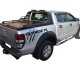 ΚΑΠΑΚΙ ΚΑΡΟΤΣΑΣ ΡΟΛΟ ΑΛΟΥΜΙΝΙΟΥ ΜΕ PREMIUM LED ROLL-BAR TEK 2 MAX 9080 ROLL+RB 430LED FORD RANGER (XL-XLT) T6  2012+, T7 2017+ &T8 2020+