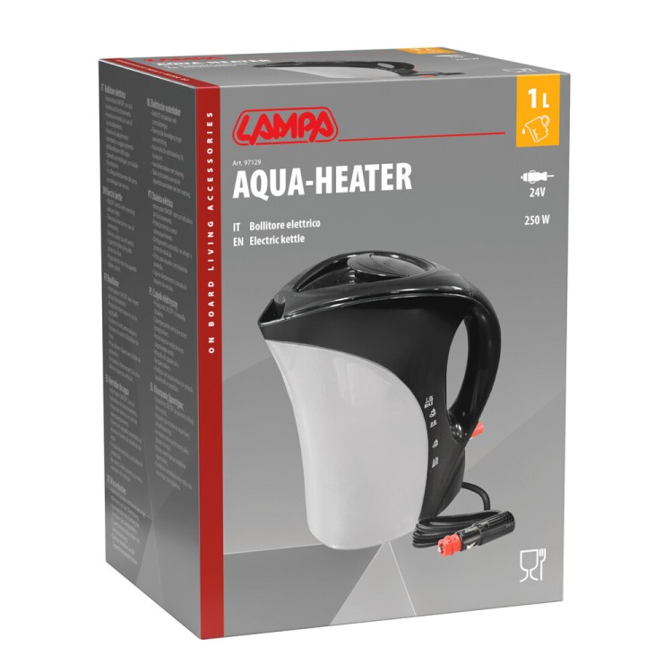 Lampa – Ηλεκτρικός Βραστήρας Φορτηγού 24V 250W 1L Aqua-Heather, απολαύστε ζεστά ροφήματα σε κάθε διαδρομή – 1 Τεμ. (L9712.9) Lampa – Ηλεκτρικός Βραστήρας Φορτηγού 24V 250W 1L Aqua-Heather, απολαύστε ζεστά ροφήματα σε κάθε διαδρομή – 1 Τεμ. (L9712.9)
