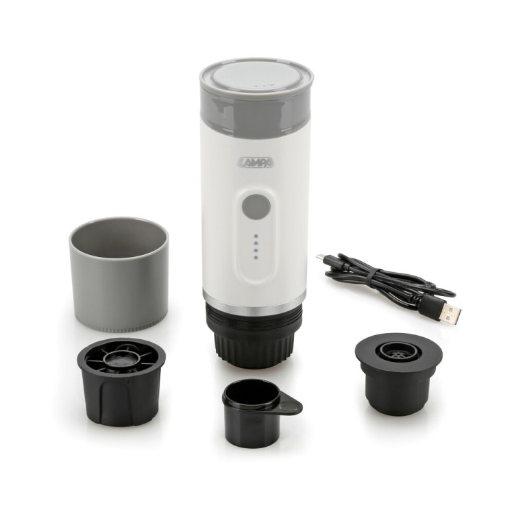 Lampa – Φορητή Μηχανή Espresso 15 Bar Cafyn Flow USB-C για Κάψουλες Νεσπρέσο & Αλεσμένο Καφέ, απολαύστε αυθεντικό καφέ παντού – 1 Τεμ. (L.9713.8) Lampa – Φορητή Μηχανή Espresso 15 Bar Cafyn Flow USB-C για Κάψουλες Νεσπρέσο & Αλεσμένο Καφέ, απολαύστε αυθεντικό καφέ παντού – 1 Τεμ. (L.9713.8)