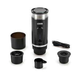 Lampa – Φορητή Μηχανή Espresso 15 Bar Cafyn Heat USB-C με Θέρμανση Νερού &amp; Συμβατότητα Νεσπρέσο/Αλεσμένου, απολαύστε αυθεντικό καφέ παντού – 1 Τεμ. (L.9713.9)