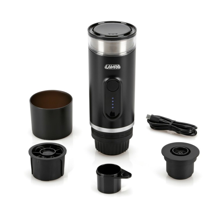 Lampa – Φορητή Μηχανή Espresso 15 Bar Cafyn Heat USB-C με Θέρμανση Νερού &amp; Συμβατότητα Νεσπρέσο/Αλεσμένου, απολαύστε αυθεντικό καφέ παντού – 1 Τεμ. (L.9713.9)