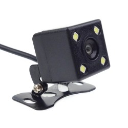 Amio - Universal Κάμερα Οπισθοπορείας HD-315 με 4 LED και Μεταλλική Βάση Στήριξης τάση λειτουργίας 12V για Επιβατικά Αυτοκίνητα - 1 τεμ. (01015/AM)