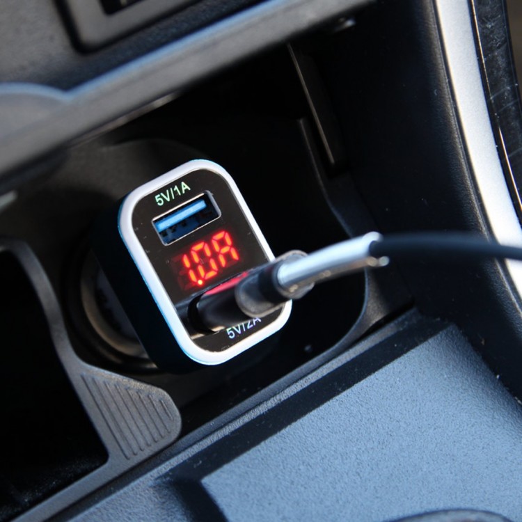 Amio - Φορτιστής Αυτοκινήτου USB Dual με Βολτόμετρο και Ένδειξη Κατανάλωσης τάση λειτουργίας 12-24V απόδοσης 3A για Επιβατικά Αυτοκίνητα και Φορτηγά - 1 τεμ. (01028/AM) Amio - Φορτιστής Αυτοκινήτου USB Dual με Βολτόμετρο και Ένδειξη Κατανάλωσης τάση λειτουργίας 12-24V απόδοσης 3A για Επιβατικά Αυτοκίνητα και Φορτηγά - 1 τεμ. (01028/AM)