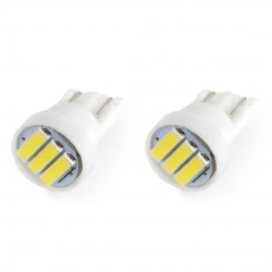 Amio - Λαμπάκια LED 3SMD 7020 τύπου T10 βάση W5W W2.1x9.5d τάση λειτουργίας 12V απόδοσης 0.4W χρώμα λευκό για Επιβατικά Αυτοκίνητα - 2 τεμ. (01096/AM) Amio - Λαμπάκια LED 3SMD 7020 τύπου T10 βάση W5W W2.1x9.5d τάση λειτουργίας 12V απόδοσης 0.4W χρώμα λευκό για Επιβατικά Αυτοκίνητα - 2 τεμ. (01096/AM)