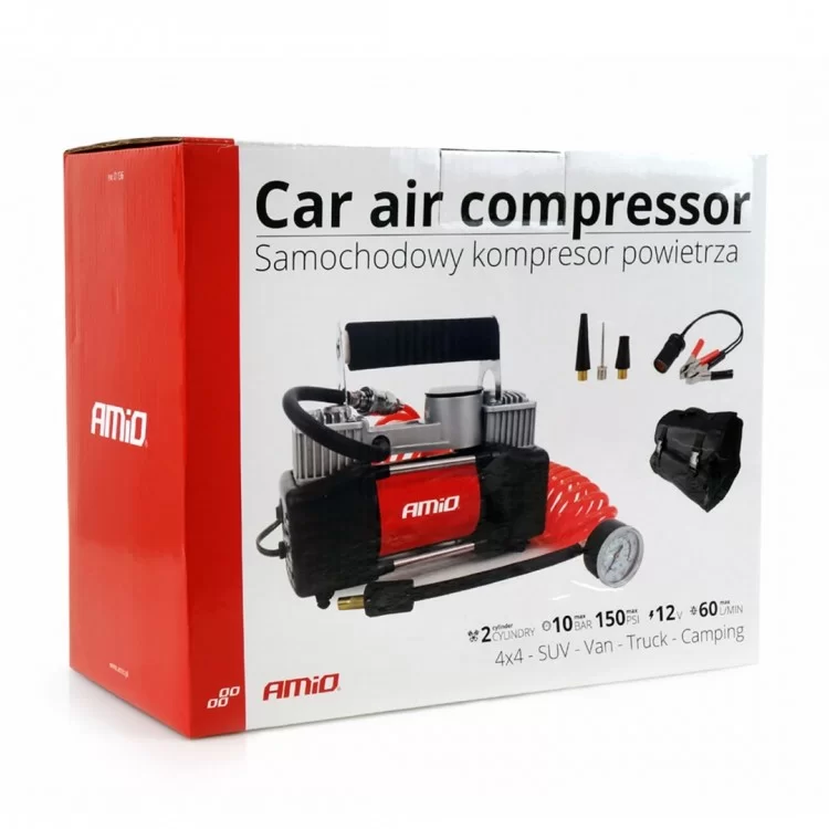 ΚΟΜΠΡΕΣΕΡ ΑΕΡΑ ΕΛΑΣΤΙΚΩΝ ΜΕΤΑΛΛΙΚΟ 12V 150psi 10bar ΜΕ ΦΙΣ ΑΝΑΠΤΗΡΑ ΚΑΙ ΚΑΛΩΔΙΟ AMiO – 1 ΤΕΜ. ΚΟΜΠΡΕΣΕΡ ΑΕΡΑ ΕΛΑΣΤΙΚΩΝ ΜΕΤΑΛΛΙΚΟ 12V 150psi 10bar ΜΕ ΦΙΣ ΑΝΑΠΤΗΡΑ ΚΑΙ ΚΑΛΩΔΙΟ AMiO – 1 ΤΕΜ.