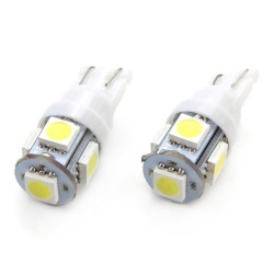Amio - Λάμπες LED T10 W5W 12V W2.1x9.5d Λευκό Φως 5600K με 5 SMD 5050 chips Καρφωτές για Φώτα Θέσης Πινακίδας και Εσωτερικού Φωτισμού Αυτοκινήτου - 1 σετ (01284/AM) Amio - Λάμπες LED T10 W5W 12V W2.1x9.5d Λευκό Φως 5600K με 5 SMD 5050 chips Καρφωτές για Φώτα Θέσης Πινακίδας και Εσωτερικού Φωτισμού Αυτοκινήτου - 1 σετ (01284/AM)