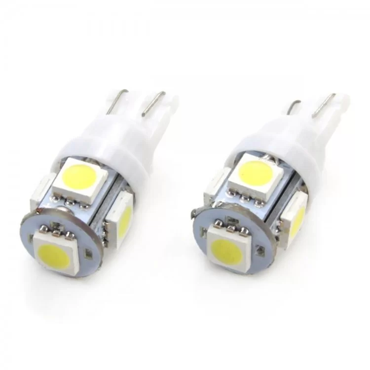 T10 W5W 12V W2,1x9,5d ΛΕΥΚΟ 5.600K 5SMDx5050 (ΚΑΡΦΩΤΟ) 2ΤΕΜ. T10 W5W 12V W2,1x9,5d ΛΕΥΚΟ 5.600K 5SMDx5050 (ΚΑΡΦΩΤΟ) 2ΤΕΜ.