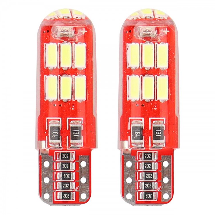 T10 W5W 12V W2,1x9,5d ΛΕΥΚΟ 5.600K 15SMDx4014 LED ΣΙΛΙΚΟΝΗΣ (ΚΑΡΦΩΤΟ - CAN-BUS) 2ΤΕΜ. T10 W5W 12V W2,1x9,5d ΛΕΥΚΟ 5.600K 15SMDx4014 LED ΣΙΛΙΚΟΝΗΣ (ΚΑΡΦΩΤΟ - CAN-BUS) 2ΤΕΜ.
