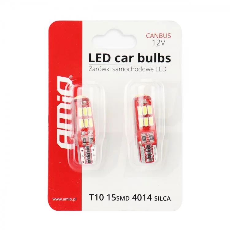 T10 W5W 12V W2,1x9,5d ΛΕΥΚΟ 5.600K 15SMDx4014 LED ΣΙΛΙΚΟΝΗΣ (ΚΑΡΦΩΤΟ - CAN-BUS) 2ΤΕΜ. T10 W5W 12V W2,1x9,5d ΛΕΥΚΟ 5.600K 15SMDx4014 LED ΣΙΛΙΚΟΝΗΣ (ΚΑΡΦΩΤΟ - CAN-BUS) 2ΤΕΜ.