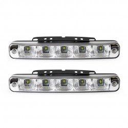 Amio – Φώτα Ημέρας DRL LED 12/24V 1000Lm για Μέγιστη Ορατότητα & Ασφάλεια σε Αυτοκίνητο & Φορτηγό – Σετ 2 Τεμ. (01523/AM)