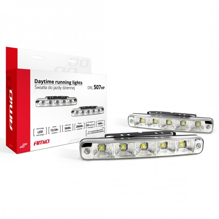 ΦΩΤΑ ΗΜΕΡΑΣ DRL 12/24V 11,52W 10 LED 1000Lm 190x29x40mm 2ΤΕΜ