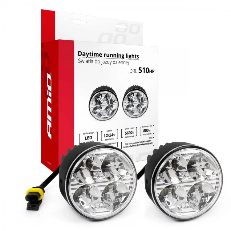 ΦΩΤΑ ΗΜΕΡΑΣ DRL 12/24V 11,16W 8xSMD LED 800lm DRL 510HP ΣΤΡΟΓΓΥΛΟΙ 70mm 2ΤΕΜ ΦΩΤΑ ΗΜΕΡΑΣ DRL 12/24V 11,16W 8xSMD LED 800lm DRL 510HP ΣΤΡΟΓΓΥΛΟΙ 70mm 2ΤΕΜ