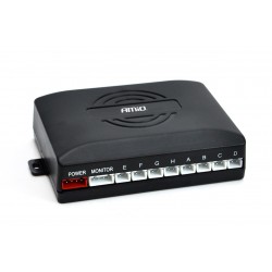Amio – Σύστημα Παρκαρίσματος 12V με 8 Αισθητήρες 22mm Λευκό & Οθόνη LED GRAF για Απόλυτο Έλεγχο Απόστασης και Ασφαλές Παρκάρισμα – 1 Τεμ. (01600/AM)