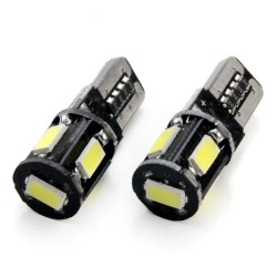 Amio – Λαμπάκια LED T10 W5W 12V 2W 5600K 5xSMD 5730 CANBUS Καρφωτά για Ισχυρό Λευκό Φωτισμό χωρίς Σφάλματα – Σετ 2 Τεμ. (01628/AM) Amio – Λαμπάκια LED T10 W5W 12V 2W 5600K 5xSMD 5730 CANBUS Καρφωτά για Ισχυρό Λευκό Φωτισμό χωρίς Σφάλματα – Σετ 2 Τεμ. (01628/AM)