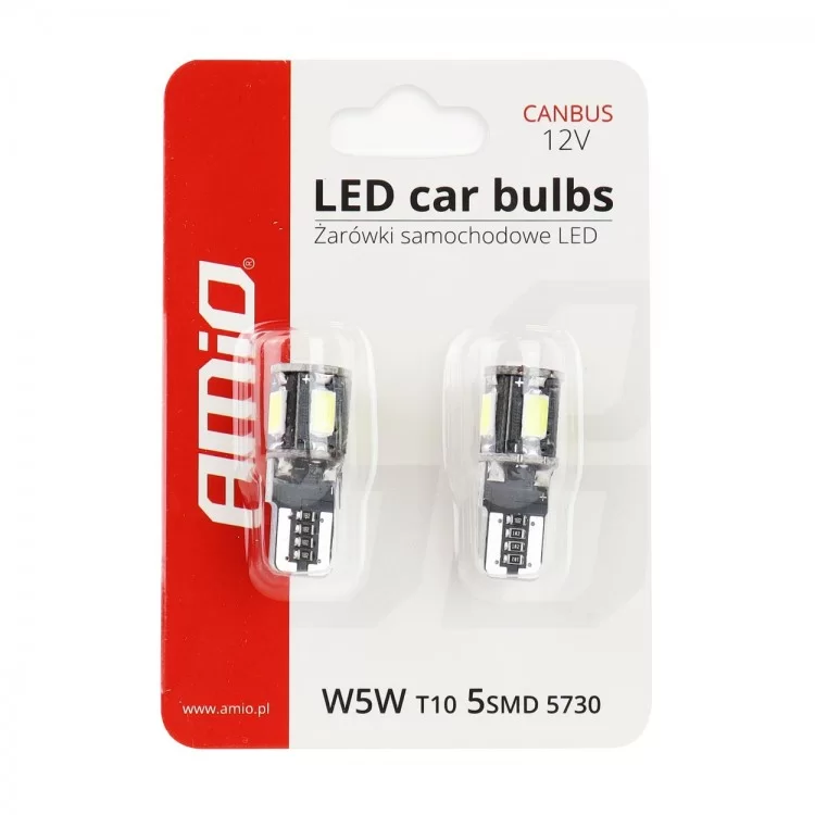 T10 W5W 12V W2,1x9,5d ΛΕΥΚΟ 5.600K 5SMDx5730 (ΚΑΡΦΩΤΟ - CAN-BUS) 2ΤΕΜ. T10 W5W 12V W2,1x9,5d ΛΕΥΚΟ 5.600K 5SMDx5730 (ΚΑΡΦΩΤΟ - CAN-BUS) 2ΤΕΜ.