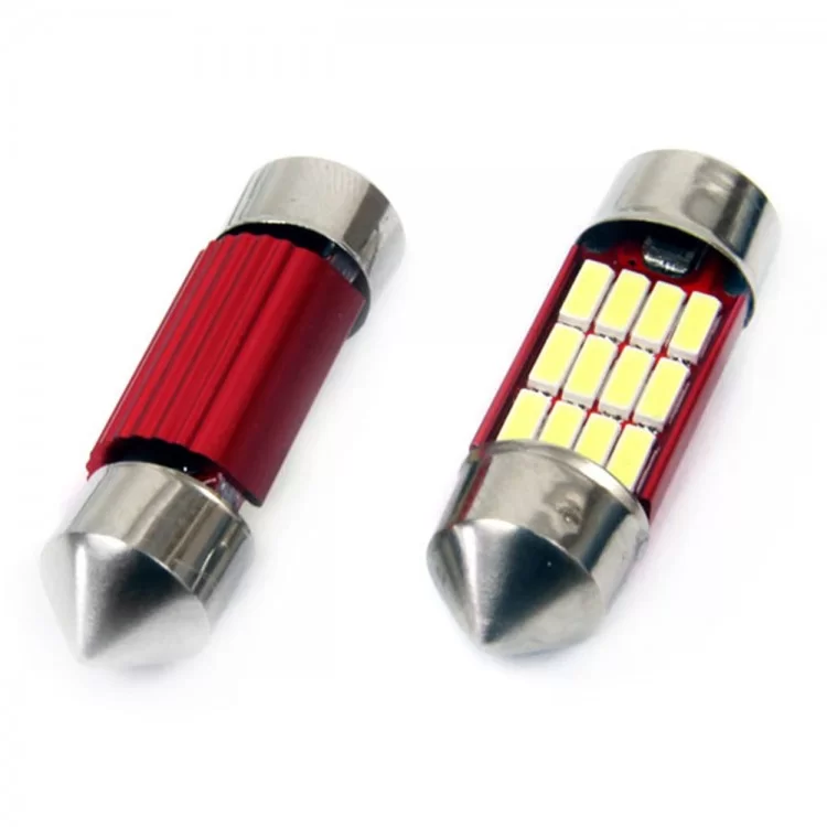 ΛΑΜΠΑΚΙΑ ΠΛΑΦΟΝΙΕΡΑΣ 31mm 12V 5.600K 12xSMD 4014 LED CAN-BUS AMIO - 2 ΤΕΜ. ΛΑΜΠΑΚΙΑ ΠΛΑΦΟΝΙΕΡΑΣ 31mm 12V 5.600K 12xSMD 4014 LED CAN-BUS AMIO - 2 ΤΕΜ.