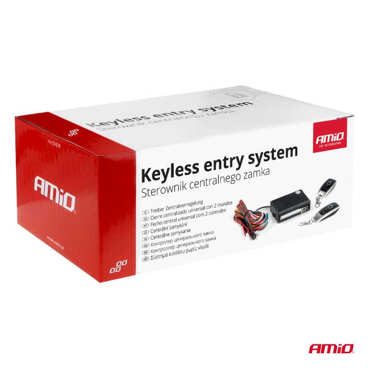 Amio - Σύστημα Keyless Entry Vertex KE14 12V Με Τηλεχειρισμό 433MHz Rolling Code Για Ασφαλή Εγκατάσταση Και Έλεγχο Κεντρικού Κλειδώματος – 1 Τεμ. (01679/AM) Amio - Σύστημα Keyless Entry Vertex KE14 12V Με Τηλεχειρισμό 433MHz Rolling Code Για Ασφαλή Εγκατάσταση Και Έλεγχο Κεντρικού Κλειδώματος – 1 Τεμ. (01679/AM)
